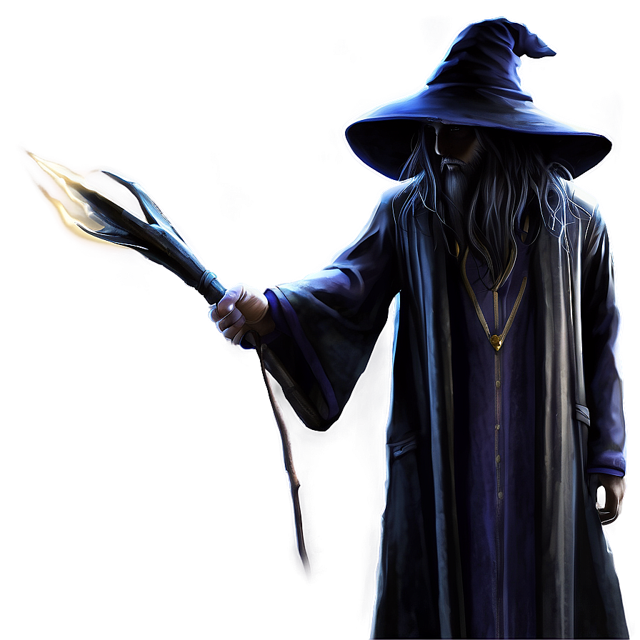 Stealthy Wizard In Shadows Png Jdi85 PNG