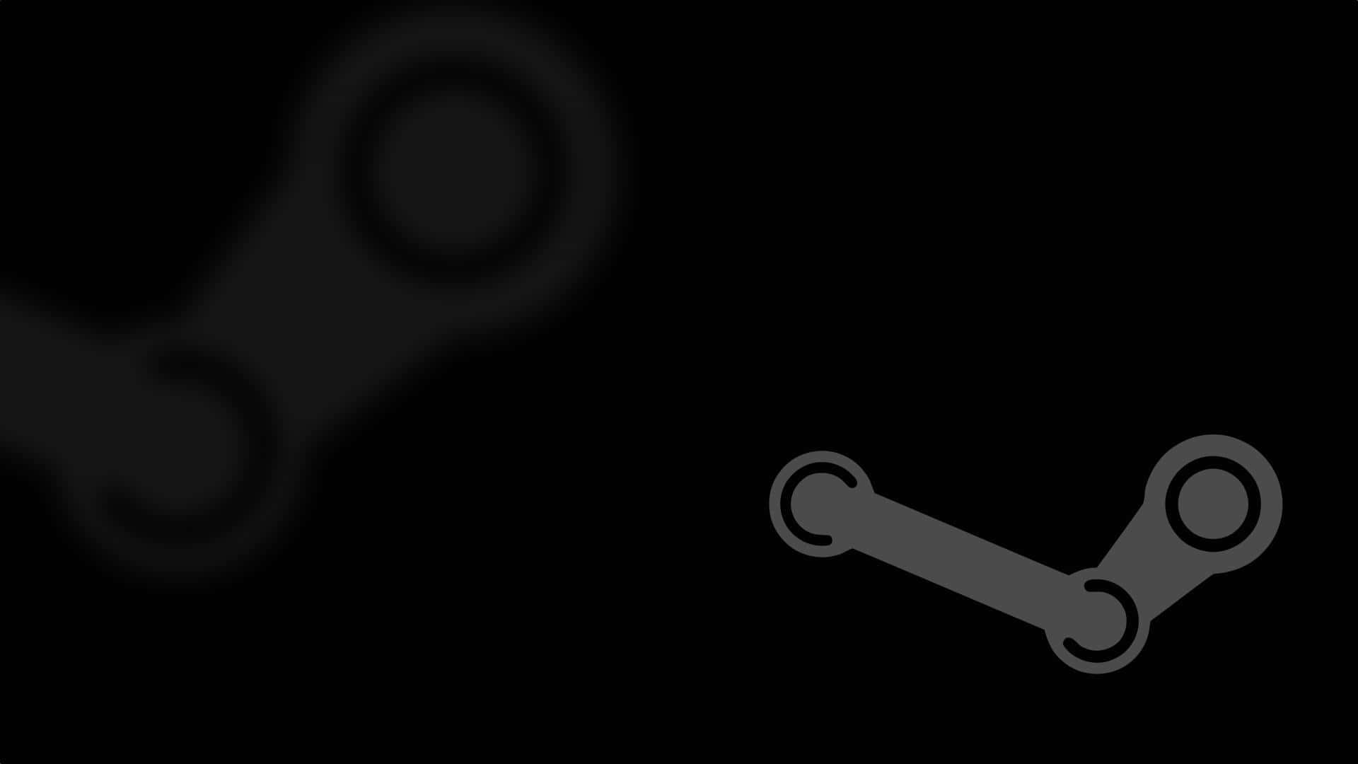 Steam Platform Logo Dark Background Wallpaper