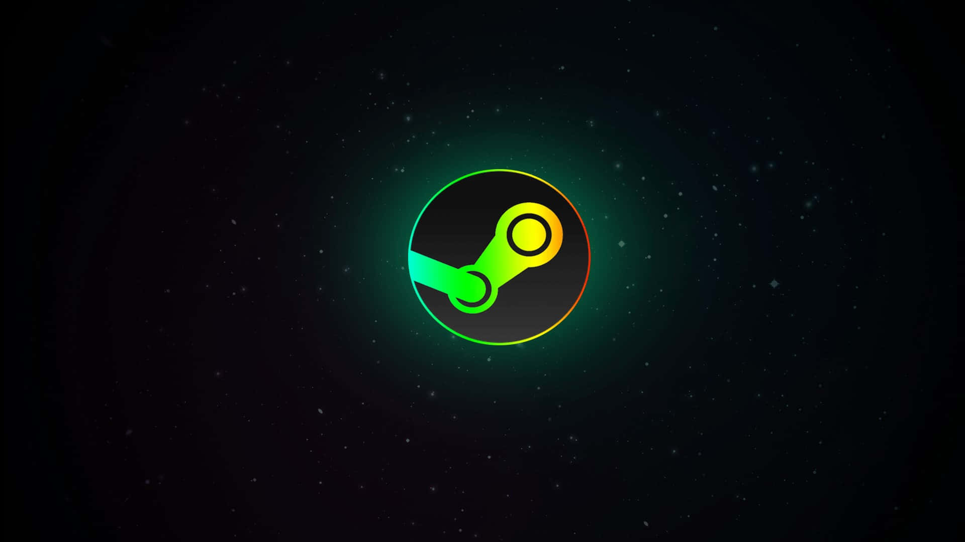 Steam Platform Logo Space Background Wallpaper