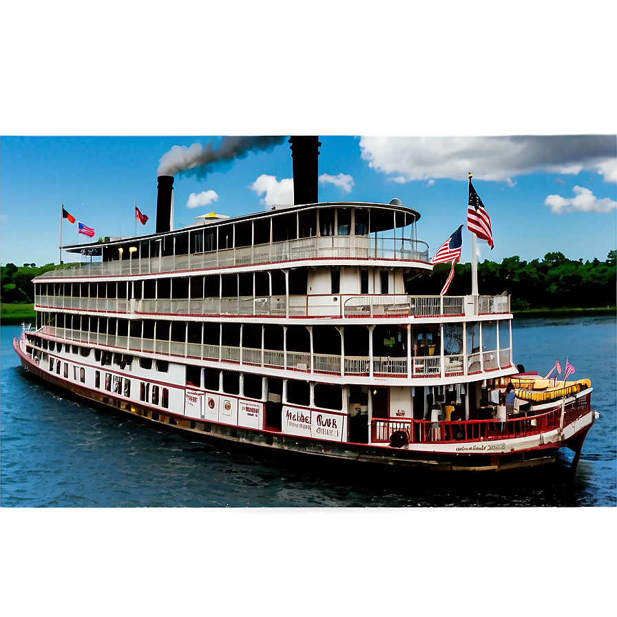 Download Steamboat Mississippi River Png 76 | Wallpapers.com