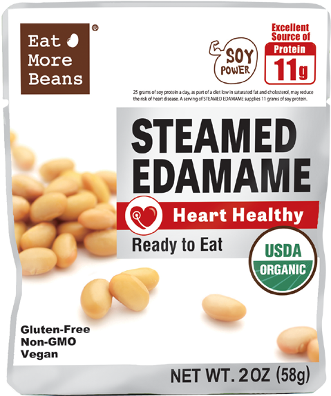 Steamed Edamame Package Design PNG