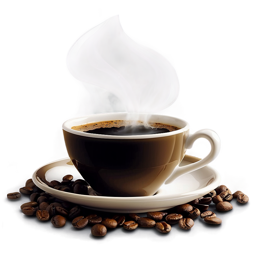 Steaming Coffee Cup Graphic Png Cuj12 PNG