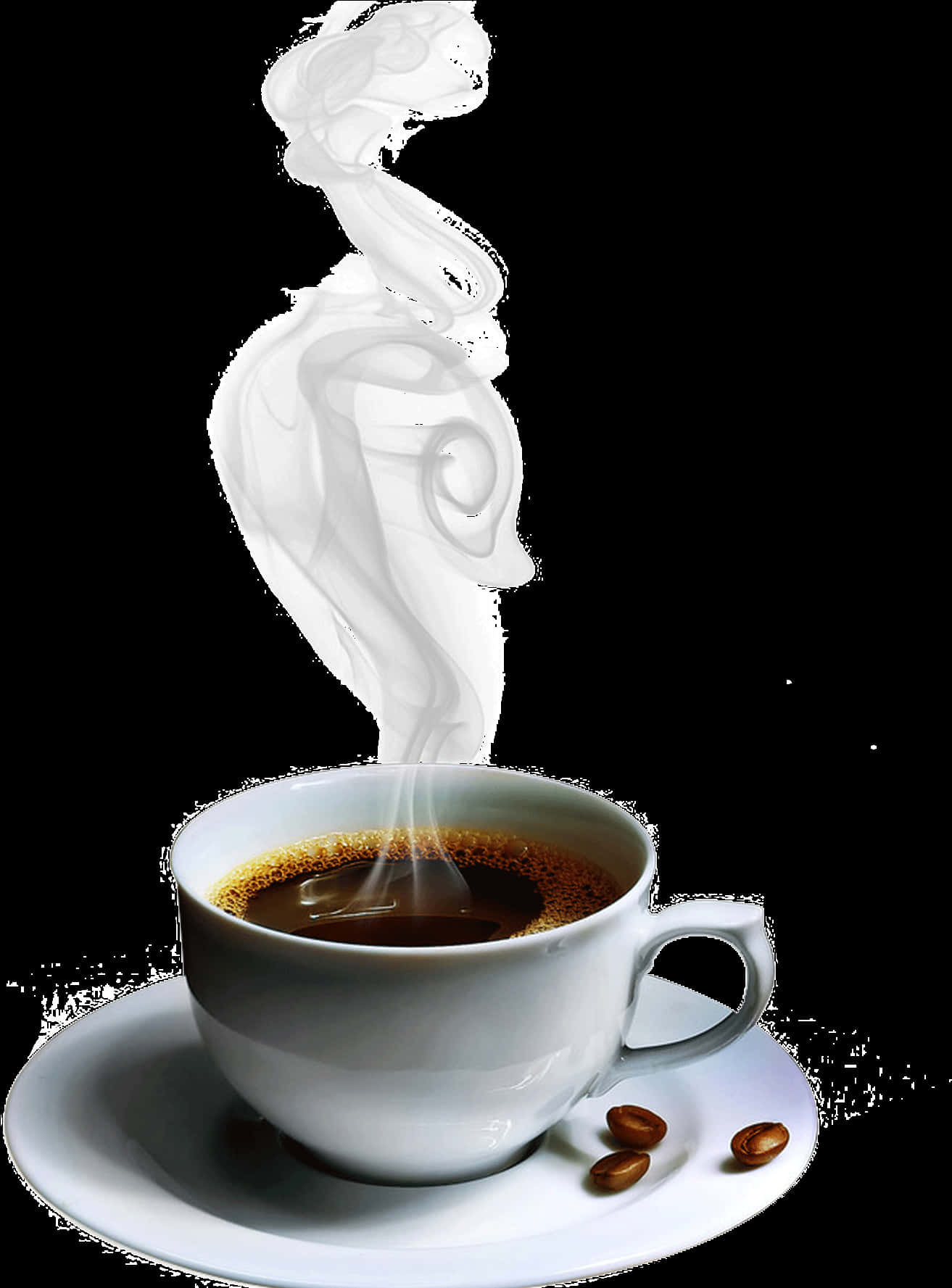 Steaming Coffee Cup PNG