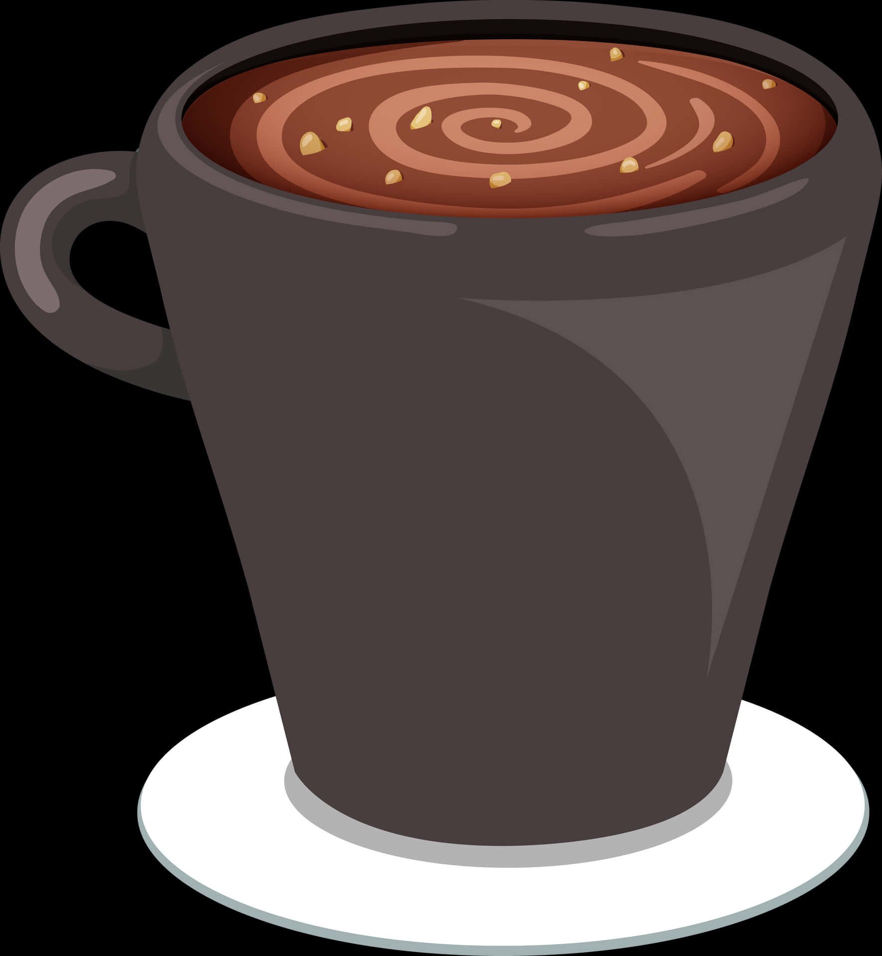Steaming Coffee Cup Vector PNG