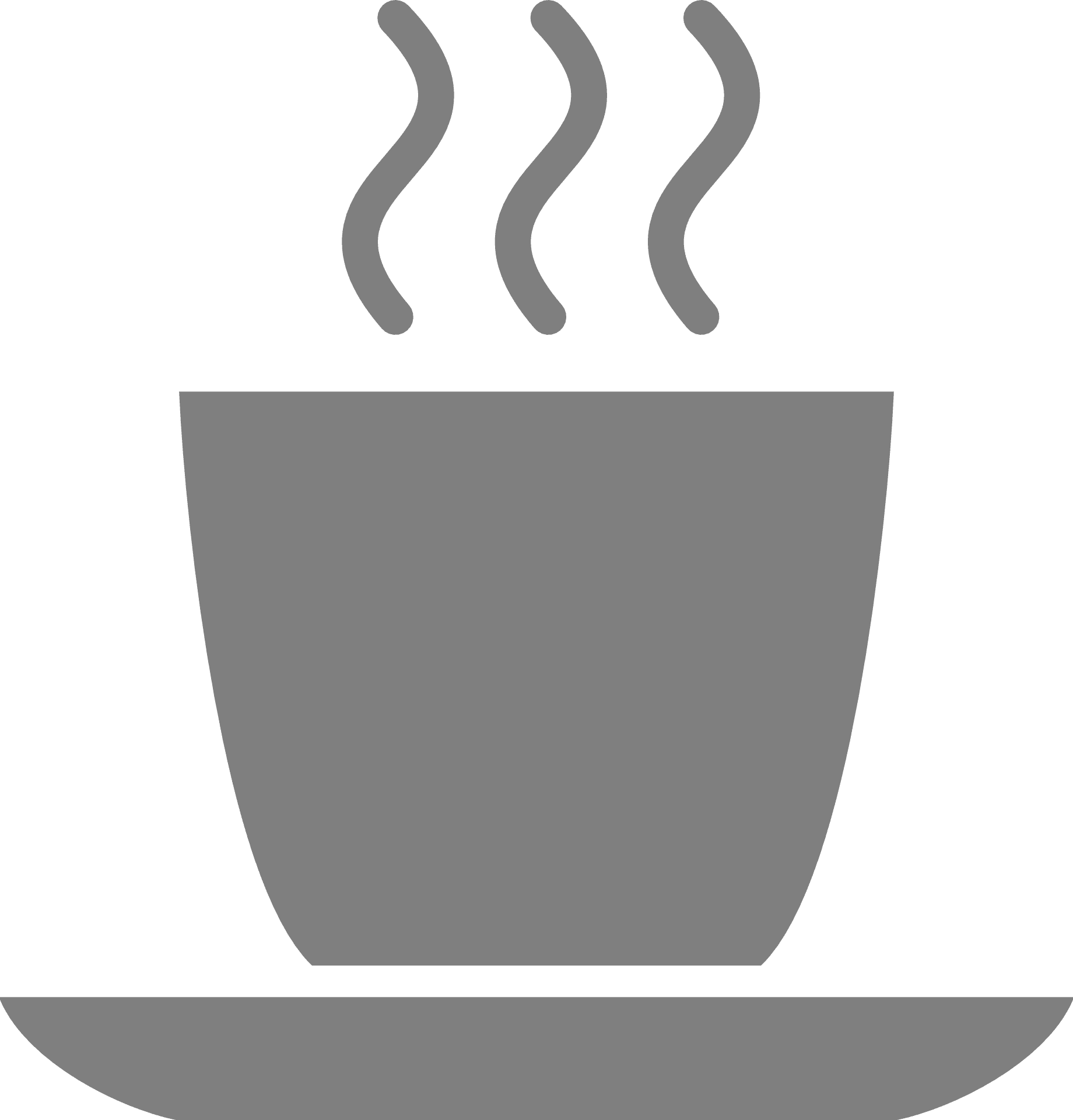 Steaming Coffee Mug Icon PNG