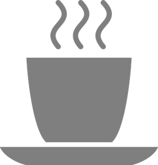 Steaming Coffee Mug Icon PNG