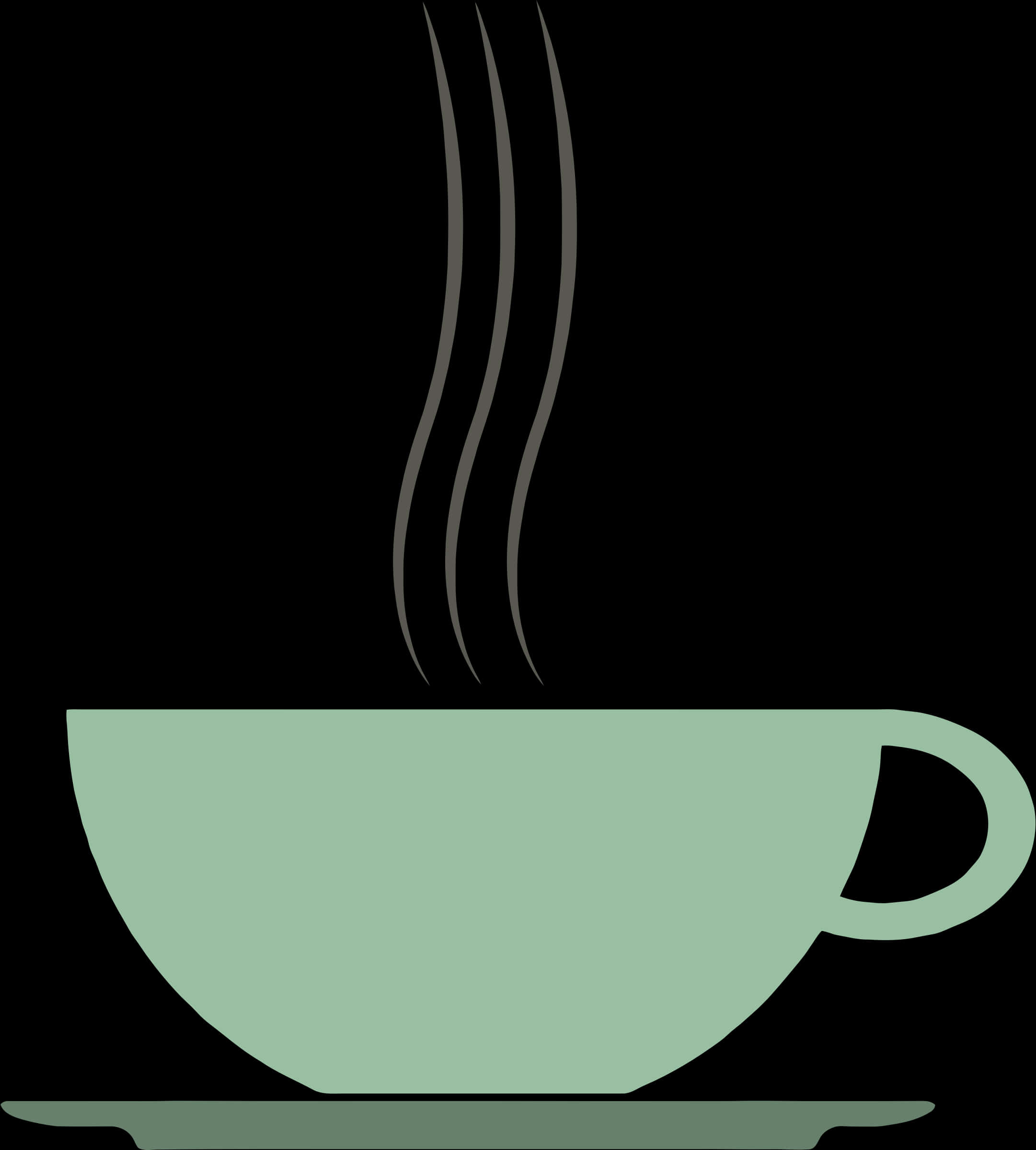 Steaming Cup Silhouette PNG