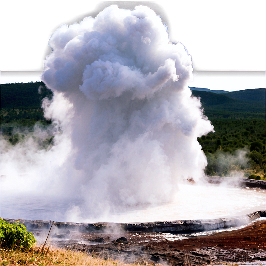 Steaming Earth Geysers Png Gkl85 PNG