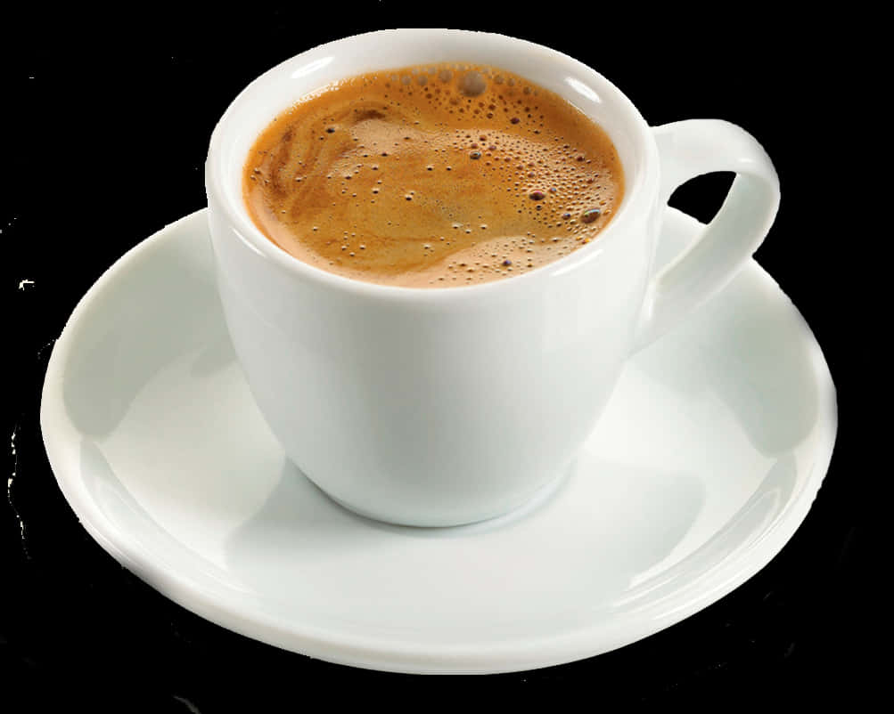 Steaming Espresso Coffee Cup PNG