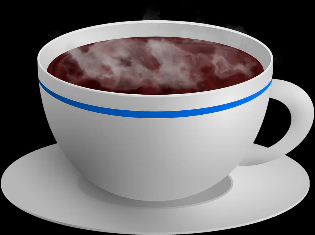 Steaming Hot Beveragein Cup PNG