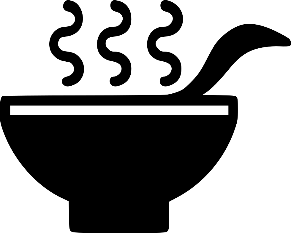 Steaming Soup Bowl Icon PNG