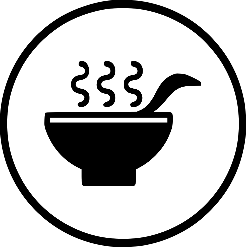 Steaming Soup Bowl Icon PNG