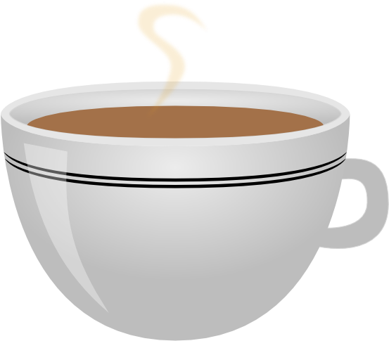 Steaming Tea Cup Graphic PNG