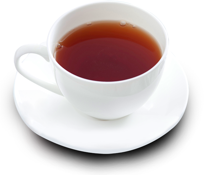 Steaming Tea Cupon Saucer PNG