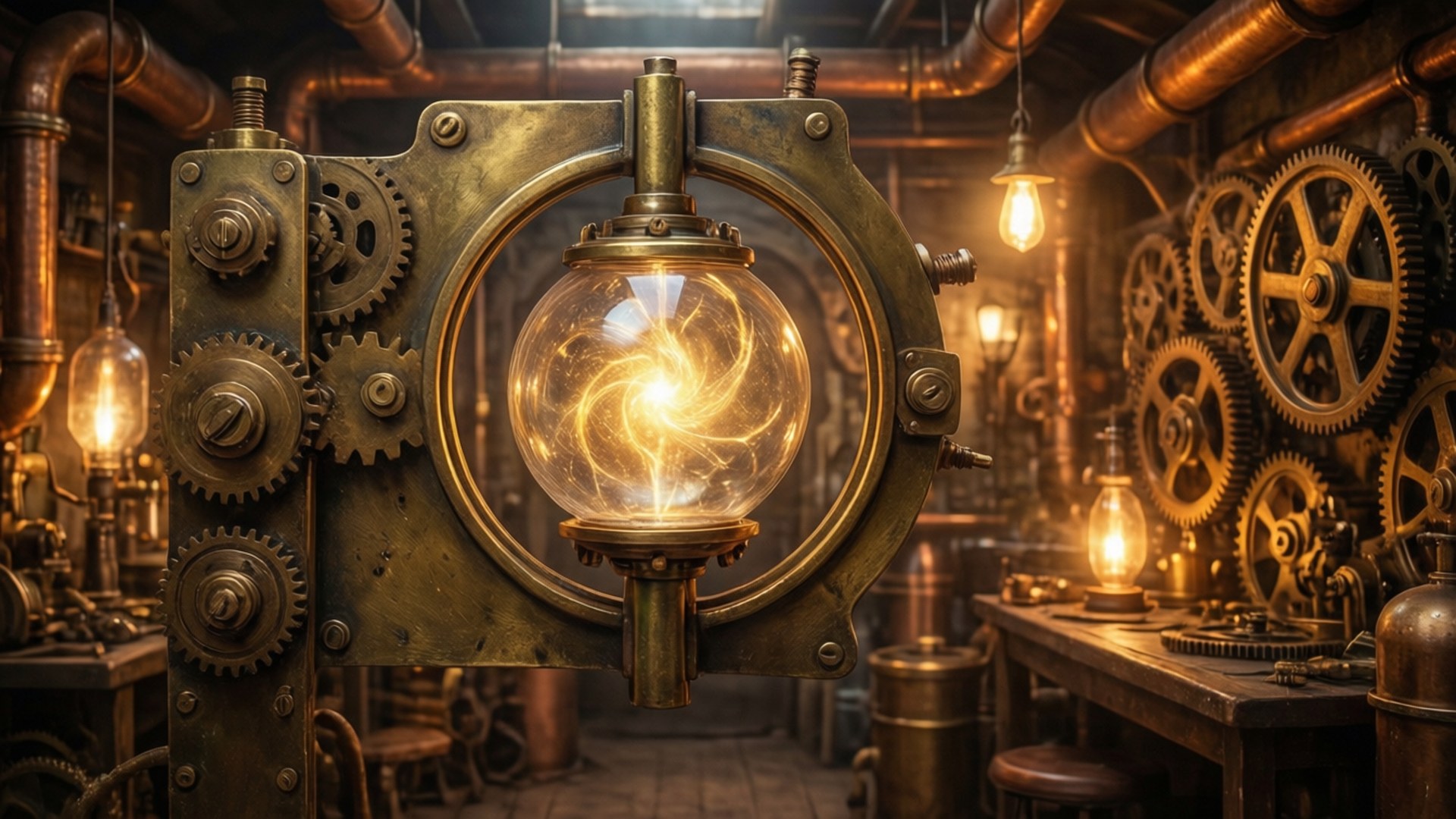 Steampunk Bracket Orb Taustakuvat