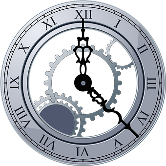Steampunk Clock Face PNG