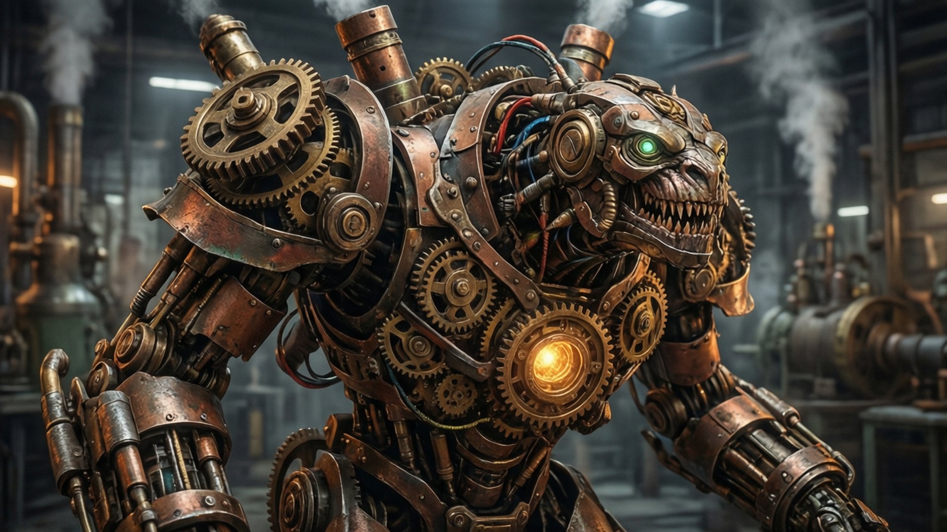 Costrutto Steampunk Sfondi