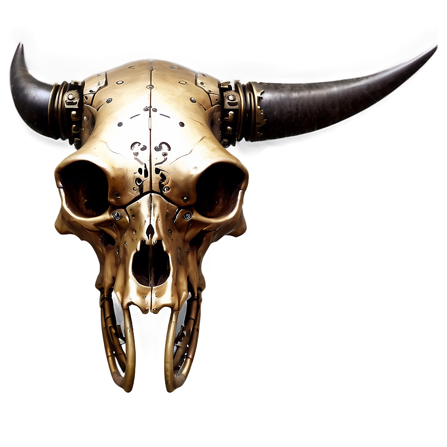 Steampunk Cow Skull Png 53 PNG