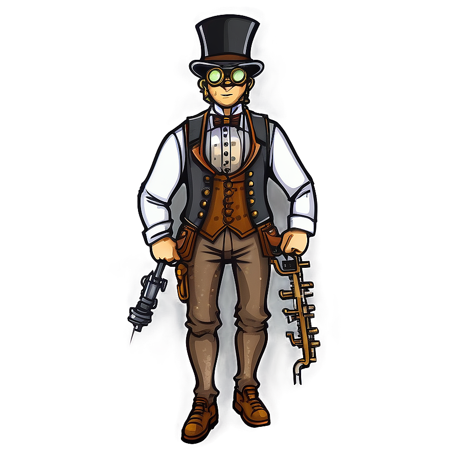 Download Steampunk Doodle Png 05212024 | Wallpapers.com