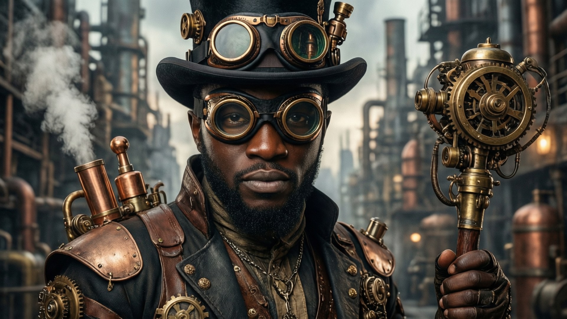Steampunk Explorer Fonds d'écran