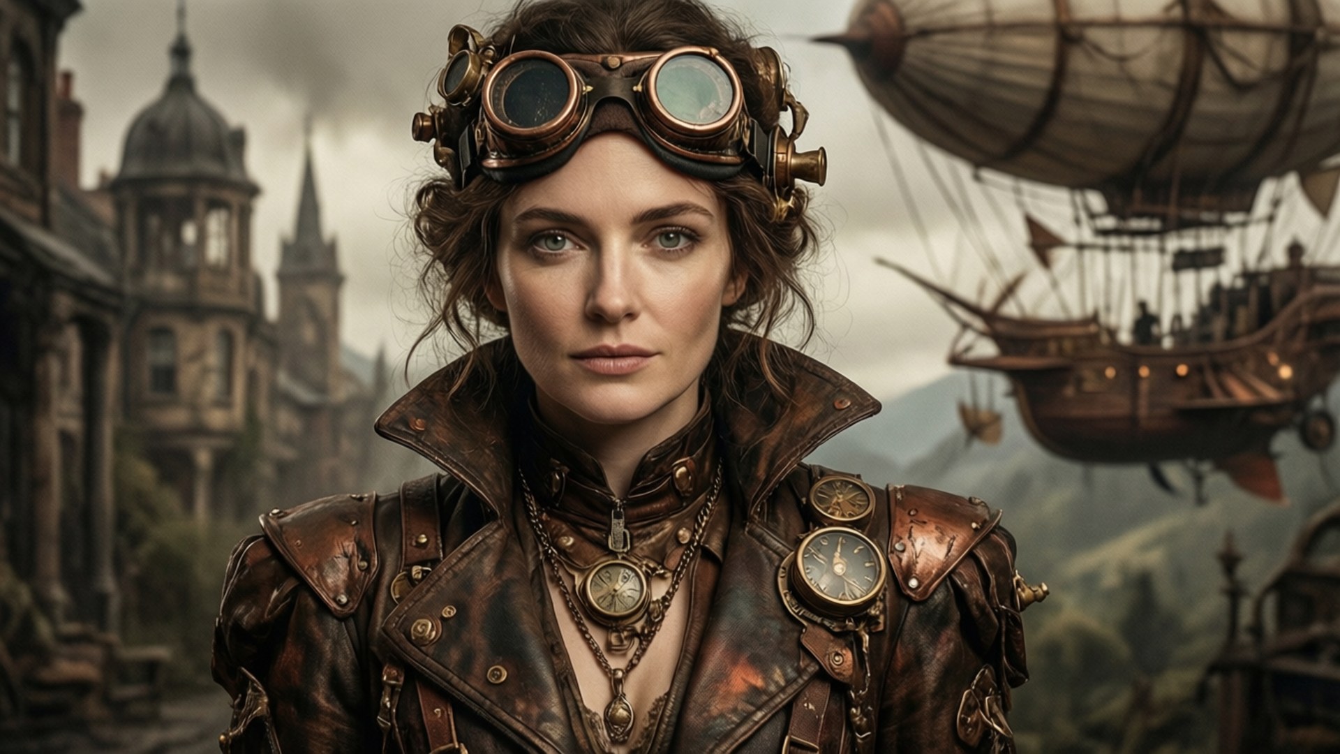 Steampunk Explorer Bakgrundsbilder