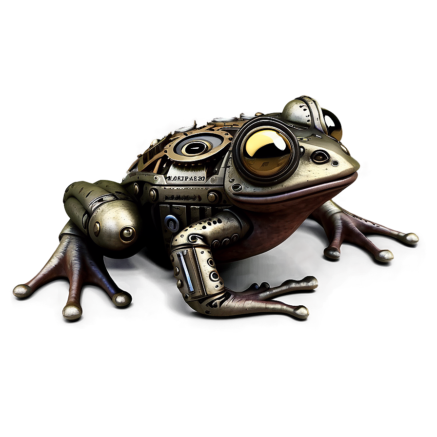 Steampunk Frog Design Png 8 PNG