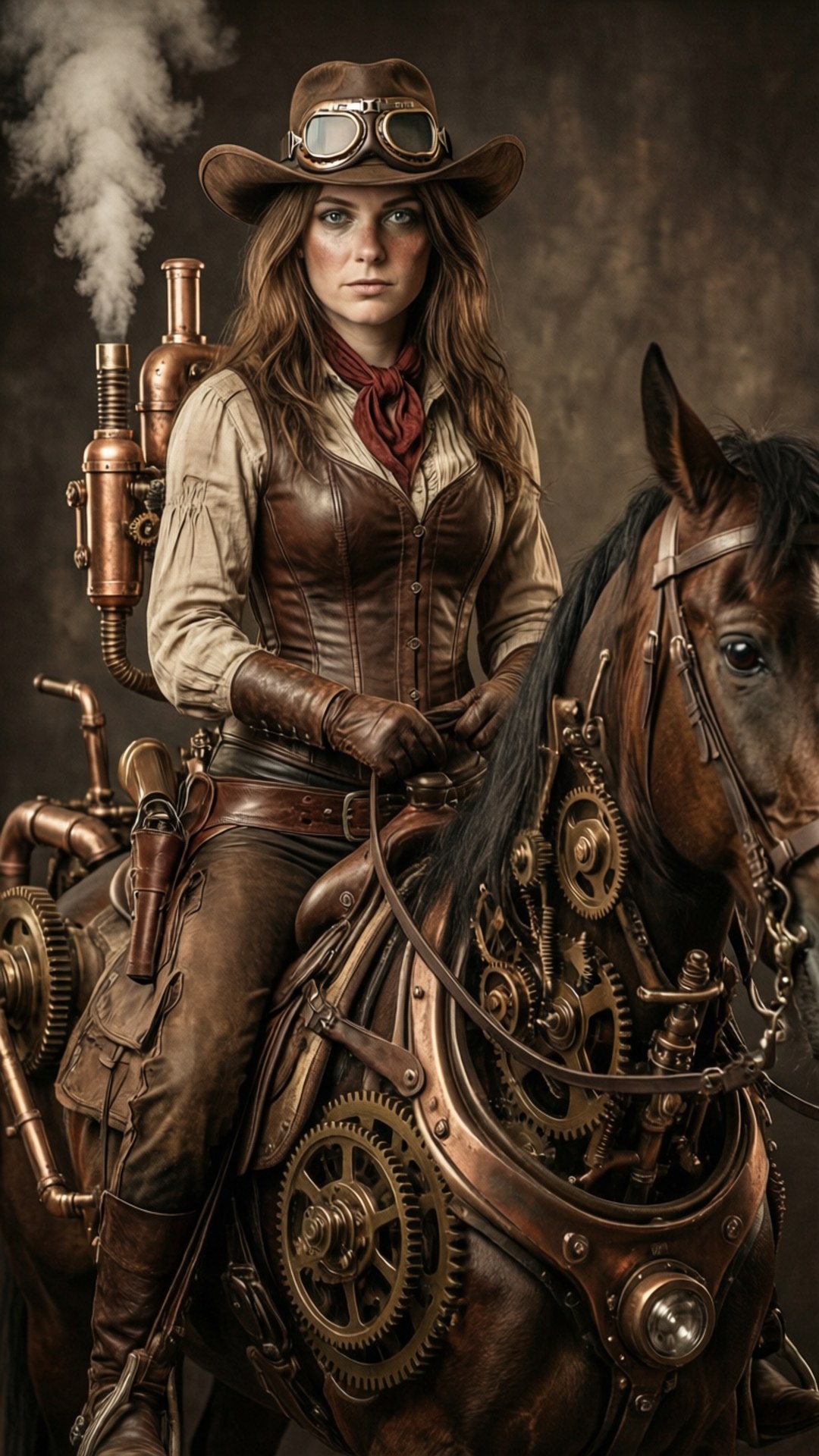 Steampunk Frontier Achtergronden