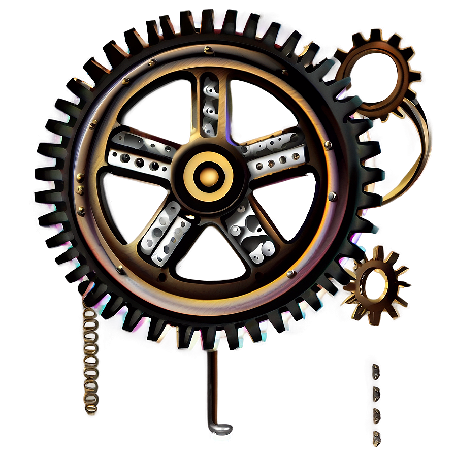 Steampunk Gear Graphic Png Rgi1 PNG