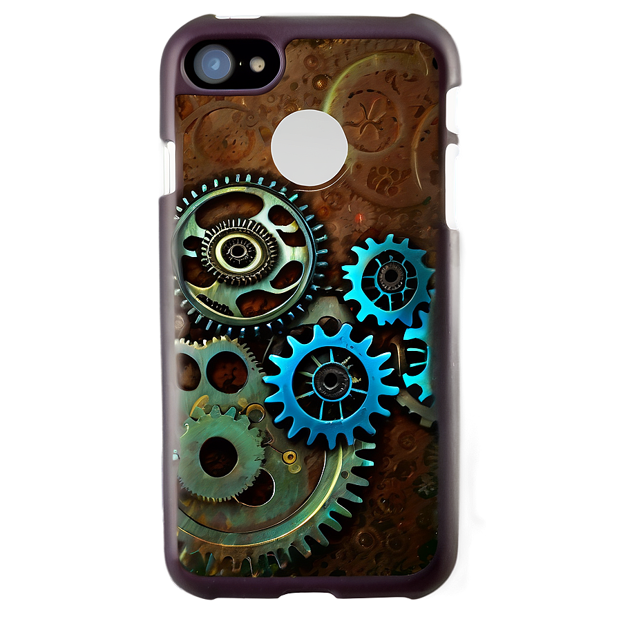 Steampunk Gears Phone Case Png Sgf27 PNG