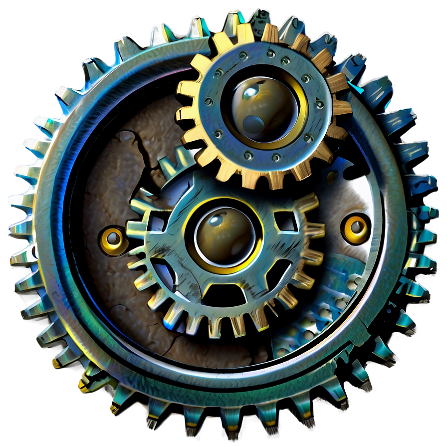 Steampunk Gears Png 2 PNG