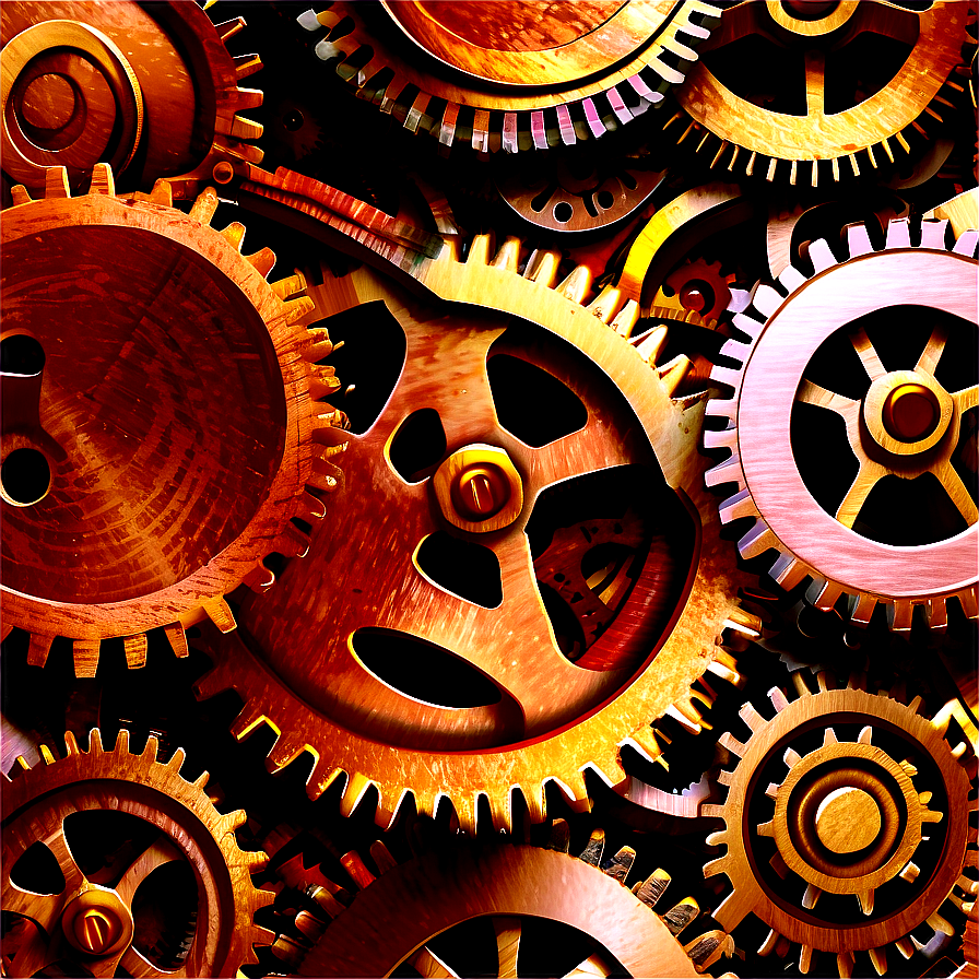 Steampunk Gears Png Sec89 PNG