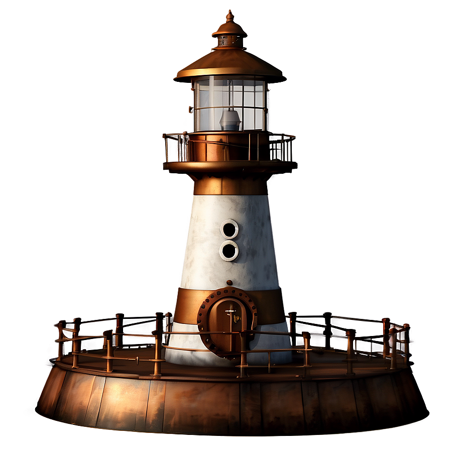 Download Steampunk Lighthouse Png 05242024 | Wallpapers.com