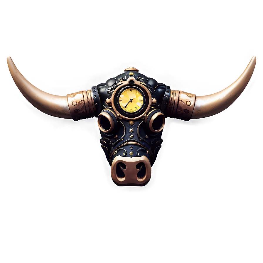 Steampunk Ox Design Png 06242024 PNG