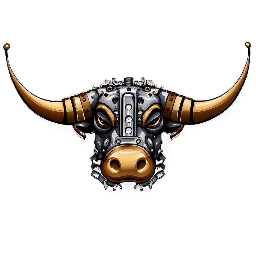 Steampunk Ox Design Png Fme PNG