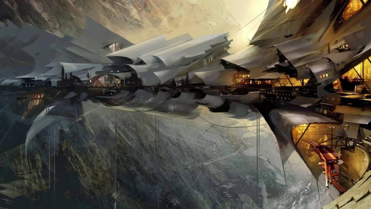 "Explore the skies in this Steampunk-style airship" Wallpaper