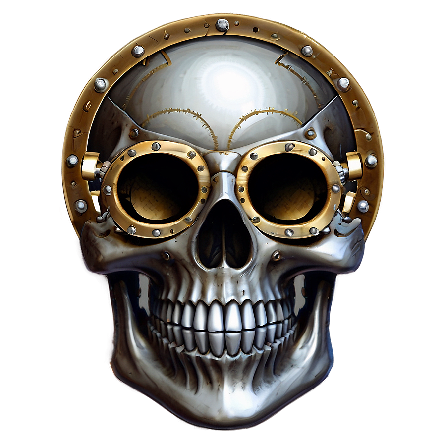 Steampunk Skull Drawing Png C PNG