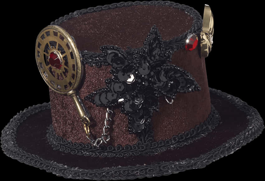 Steampunk Style Top Hat PNG