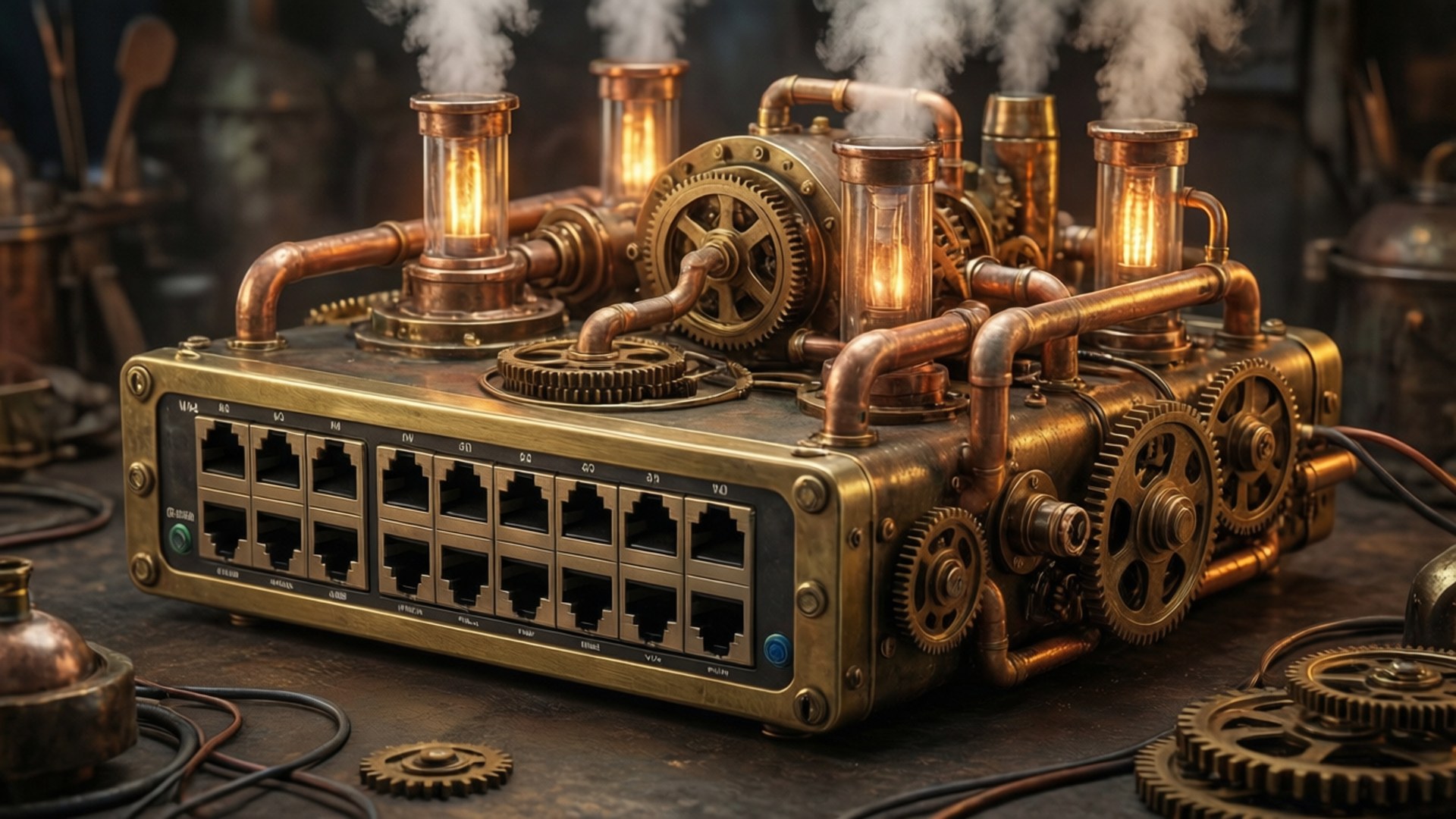 Steampunk Switch Wallpaper