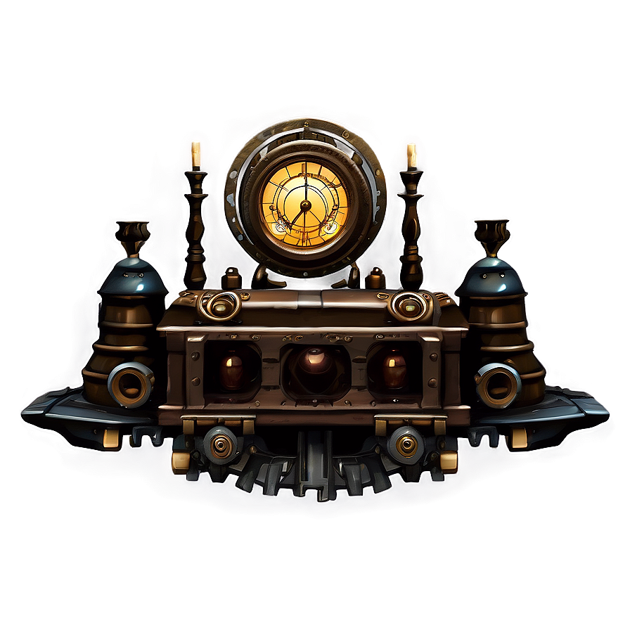 Steampunk Themed Altar Png 06242024 PNG