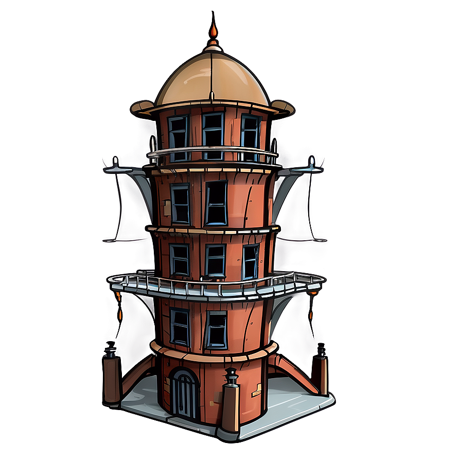 Download Steampunk Tower Png 05242024 | Wallpapers.com