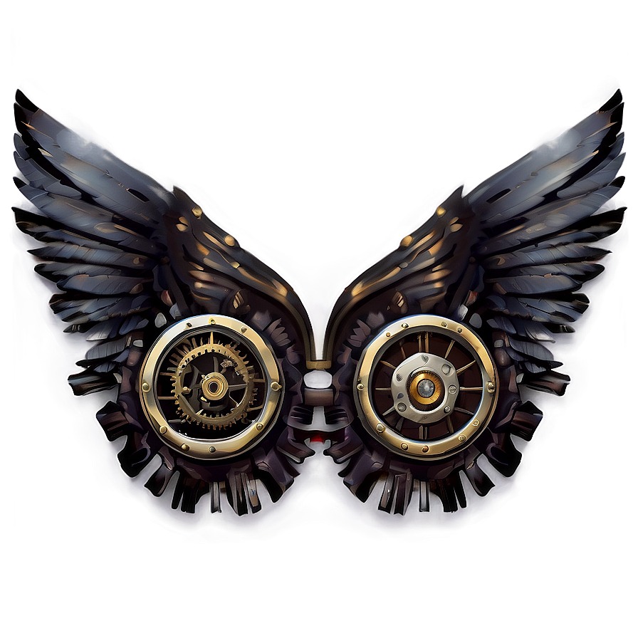 Steampunk Wings Png 05032024 PNG