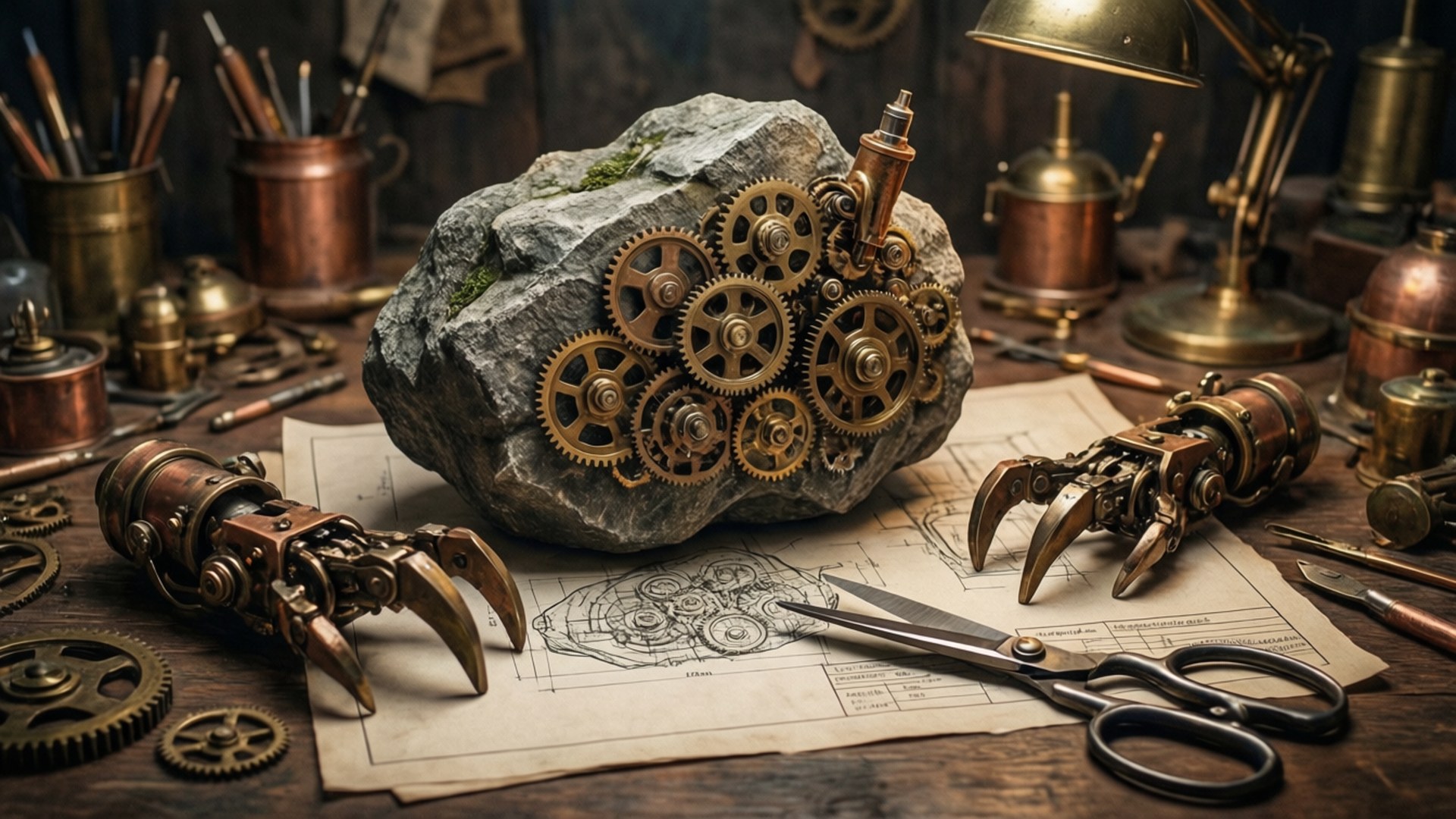 Steampunk-työpaja Taustakuvat