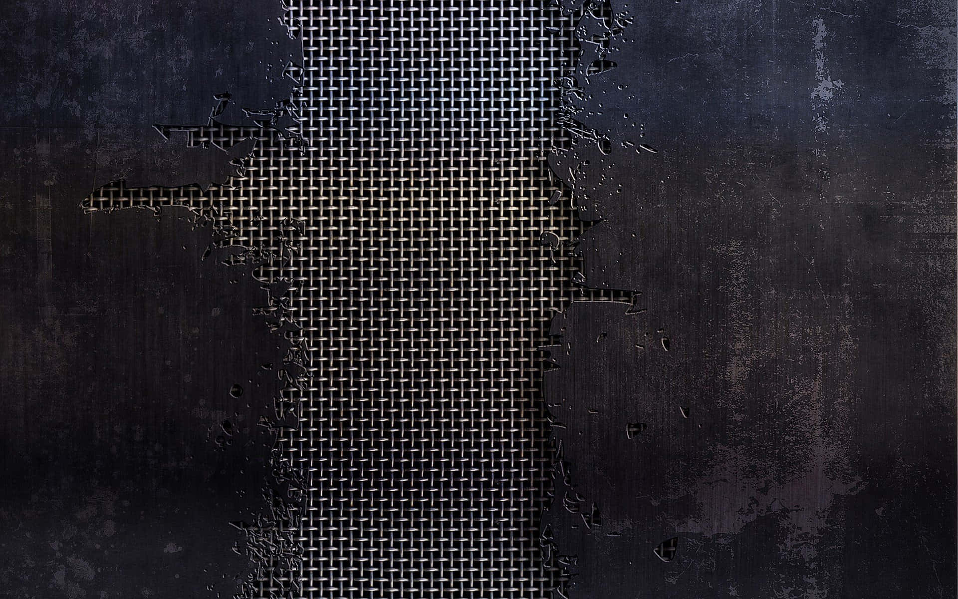 Intensiteten af stålblå stikker ud mod en simpel hvid baggrund. Wallpaper