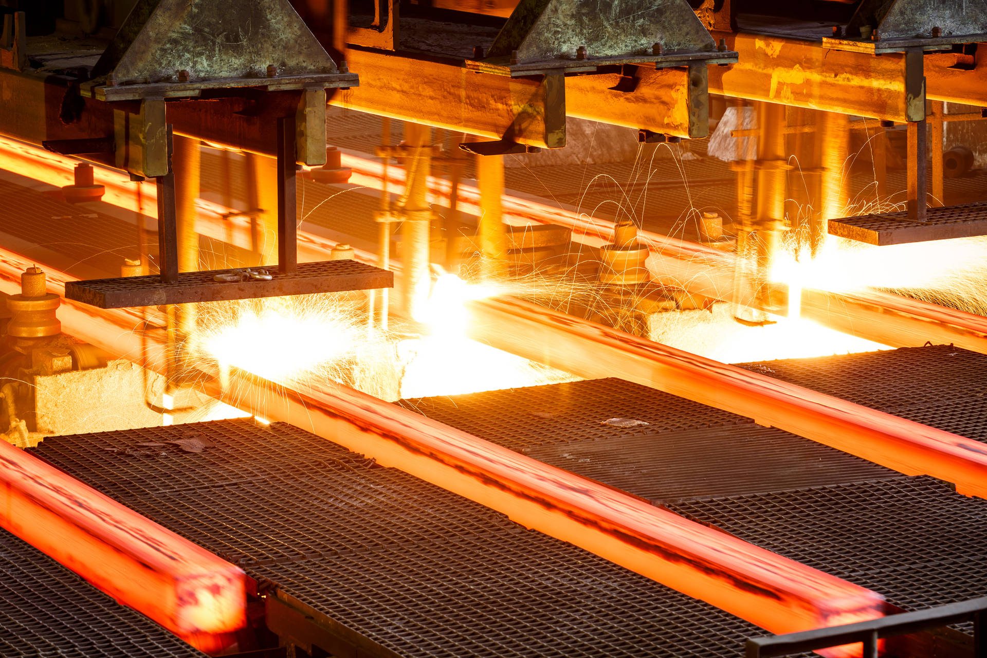 Steel Production With Iron Wallpaper