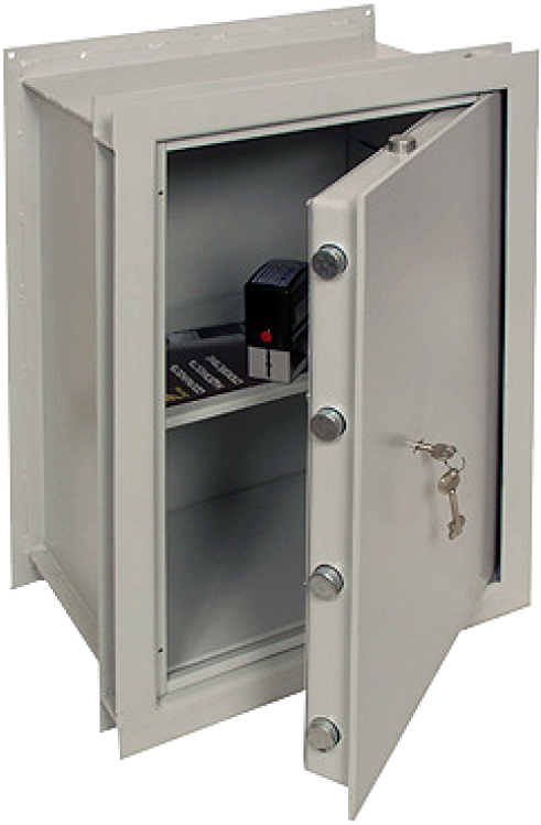 Steel Security Safewith Open Door PNG