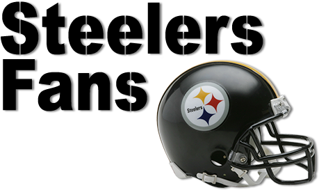 Steelers Fans Helmetand Text PNG