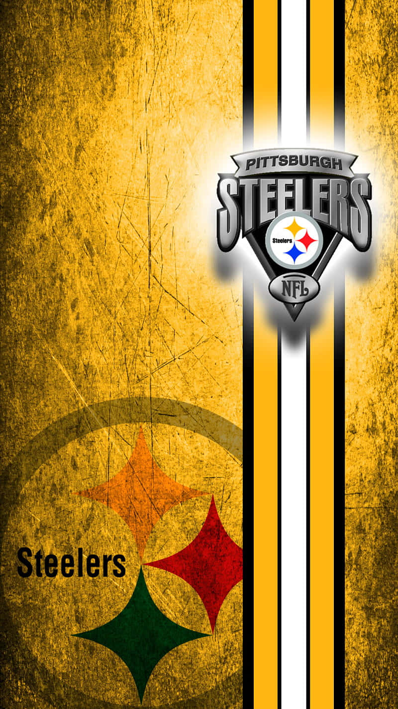 Confiraeste Papel De Parede Para Iphone Dos Steelers, Perfeito Para Qualquer Fã De Pittsburgh! Papel de Parede