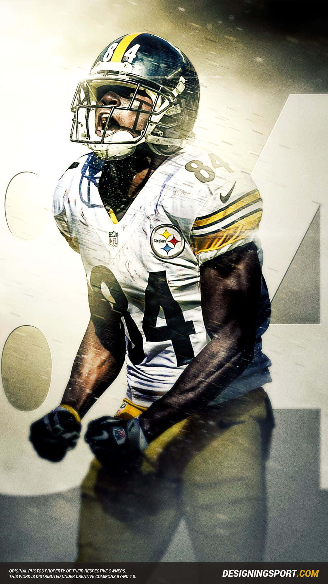 Hold dig opdateret med Steelers på din iPhone baggrund. Wallpaper