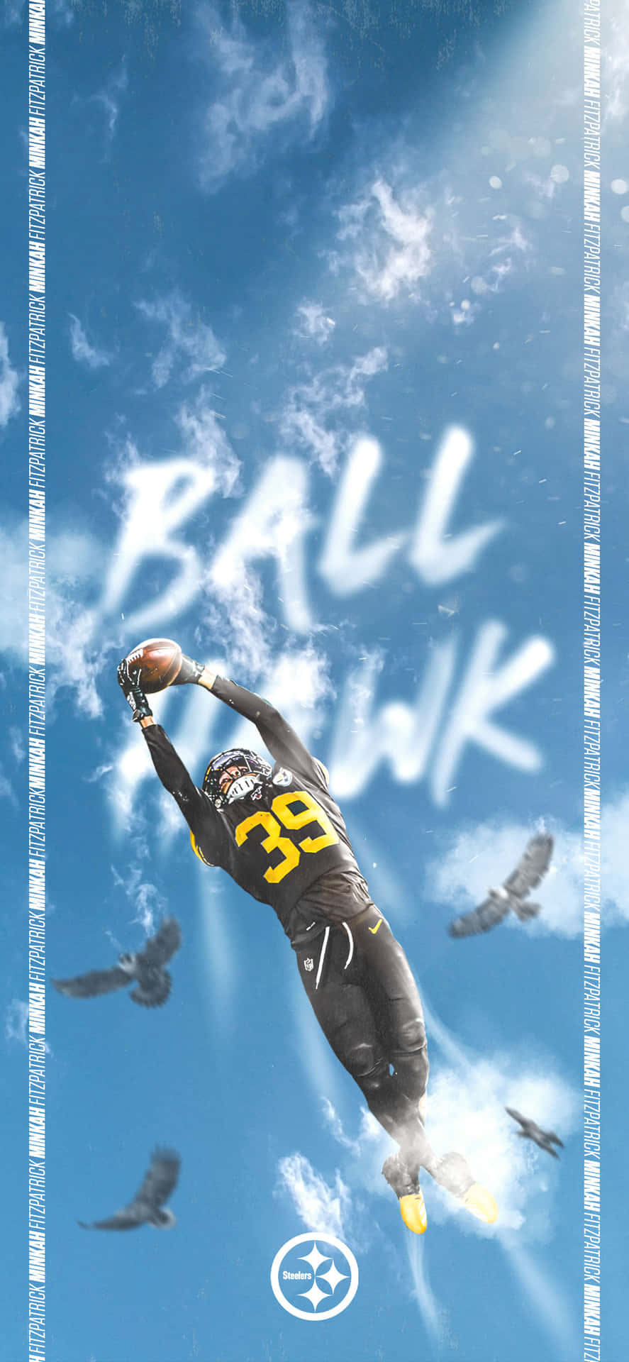 !Omfavn din Steelers-stolthed med Official Steelers App'en! Wallpaper