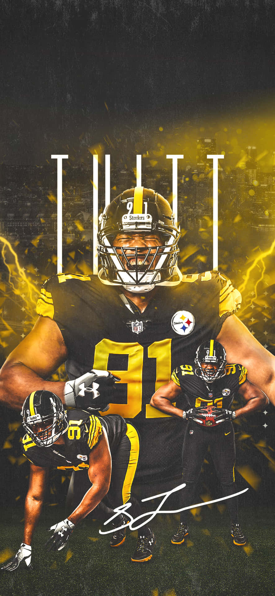 Show Off Your Steelers Pride Everywhere You Go Wallpaper